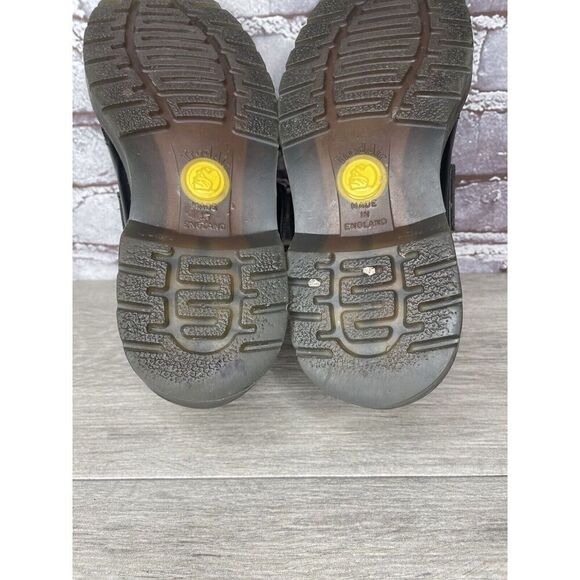 VTG TUK LADY LUCK Black Leather MaryJane Strap England Shoes Women 36EU/5.5M US - Picture 7 of 16